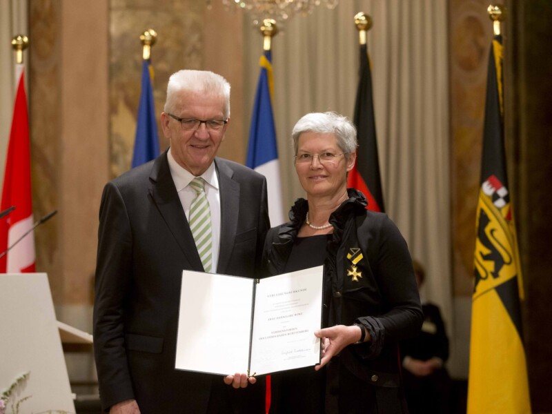 Verleihung des Dienstordensl an Frau Wörz