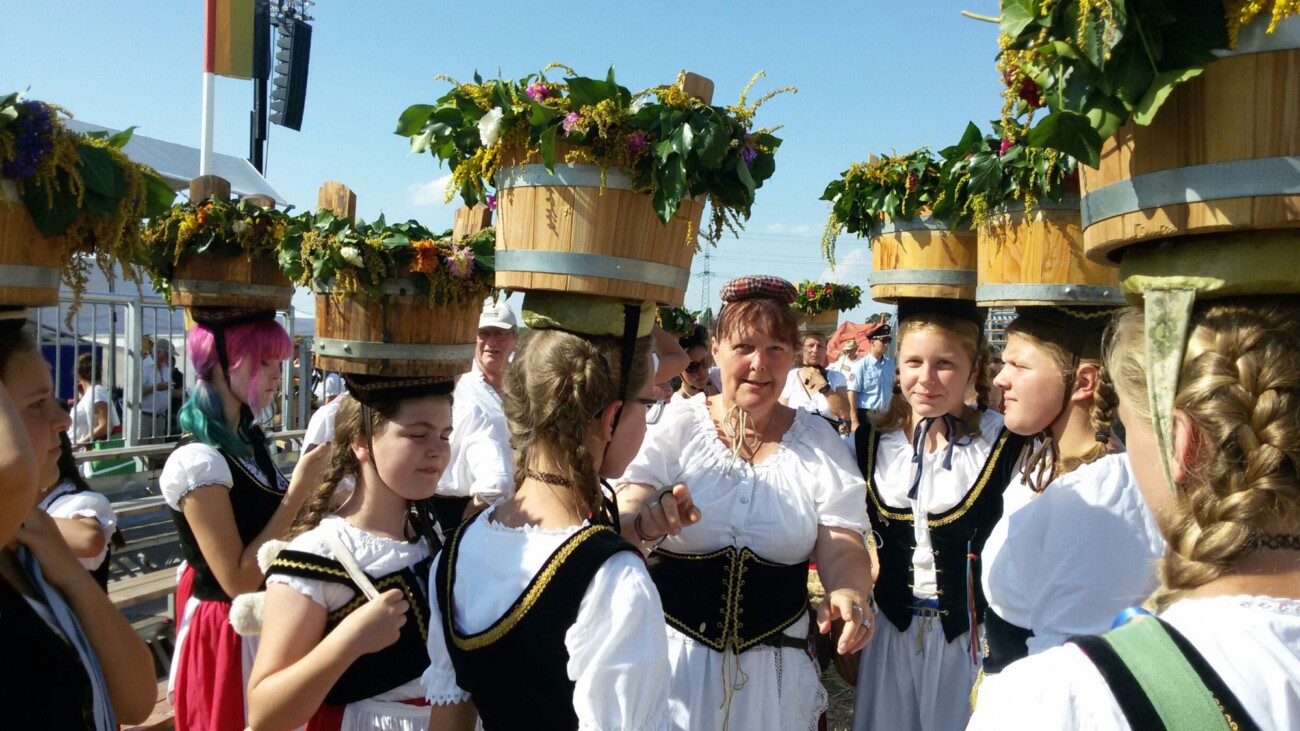 LandFrauenverein Markgröningen beim Schäferlauf