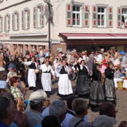 Der KreisLandFrauenverband Geislingen, Hochzeitszug um 1900 in Original-Albtrachten