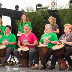 Trommelgruppe "alujo" des LandFrauenvereins Sindringen