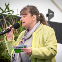 Moderatorin Elvira Schimanski