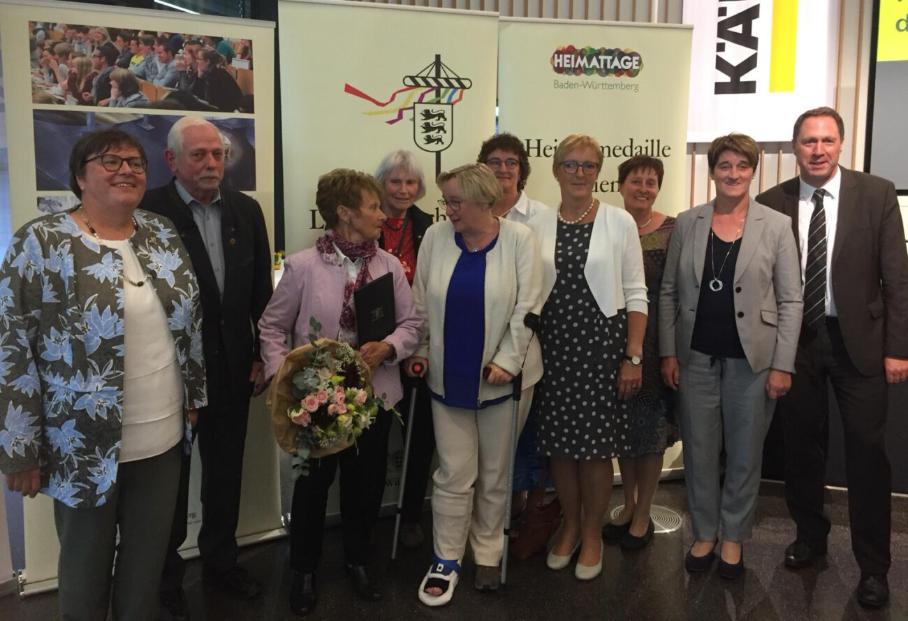Verleihung der Heimatmedaille an Renate Striffler