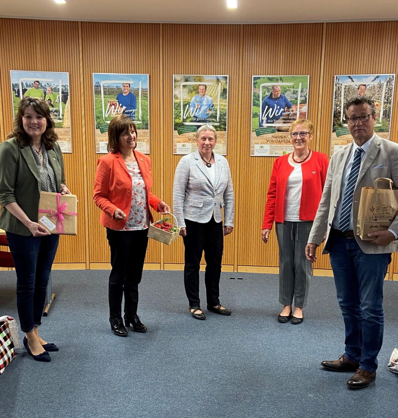 Präsidentinnen der drei LandFrauenverbände in Baden-Württemberg im Gespräch mit Minister Peter Hauk in Stuttgart