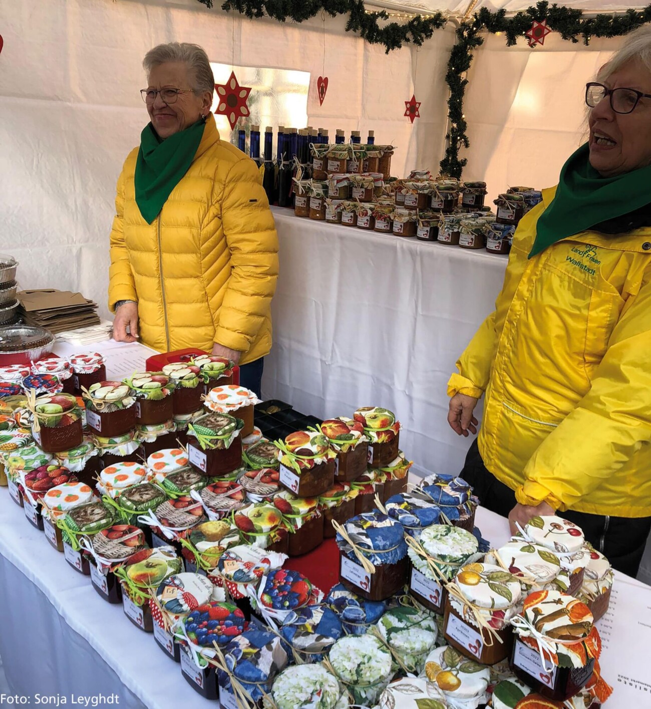 LandFrauenverein Mannheim-Wallstadt beteiligte sich beim örtlichen Weihnachtsmarkt