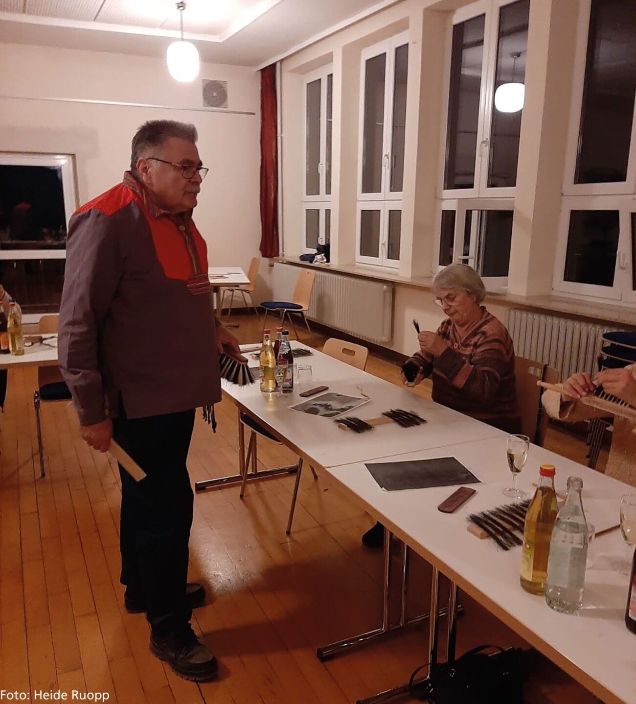 Kehrwischbinden mit Reinhold Rottenbiller in Gerabronn-Amlishagen