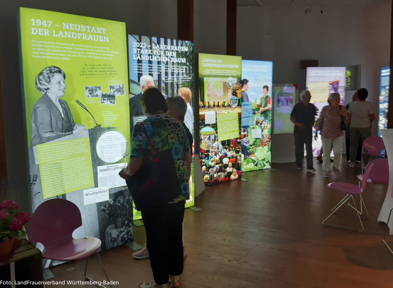 Letzte Ausstellungsstation in der Zehntscheuer in Möglingen
