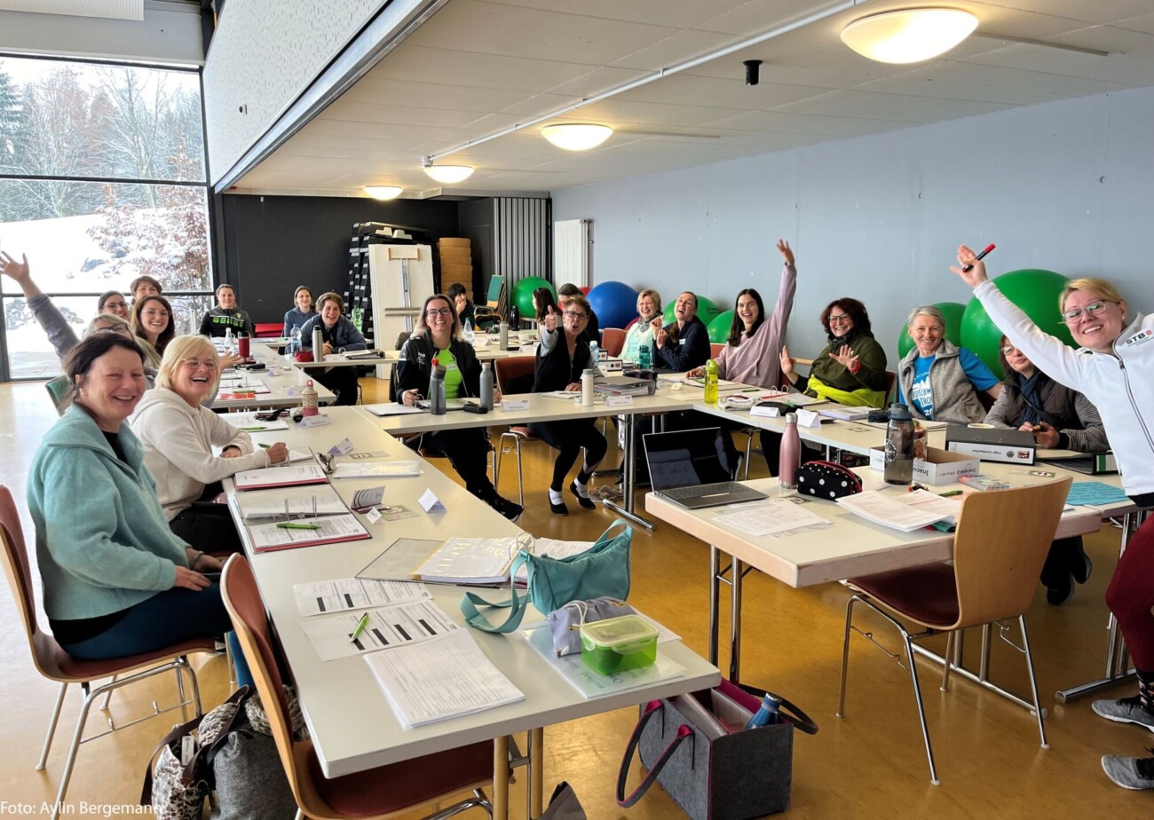 Ausbildung zur Kursleiterin für präventive Gymnastik