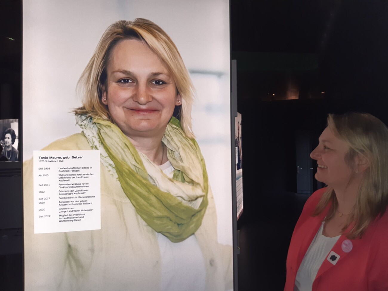 Tanja Maurer repräsentiert den ländlichen Raum im Haus der Geschichte
