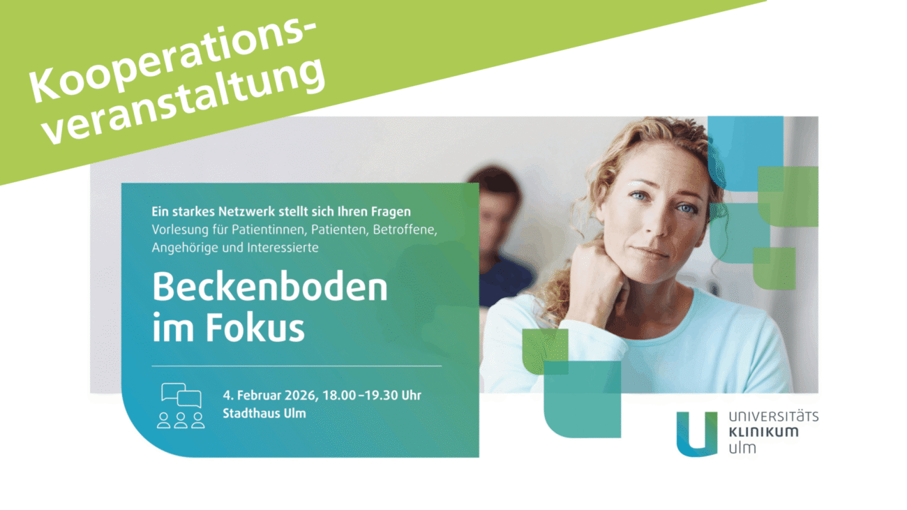 Beckenboden im Fokus – Informationsabend in Kooperation mit dem Universitätsklinikum Ulm