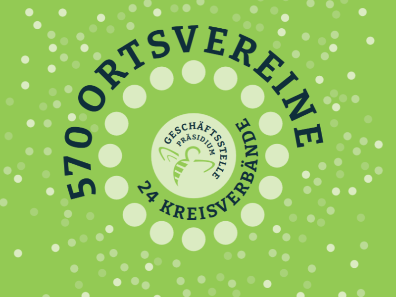 570 Ortsvereine | 24 Kreisverbände