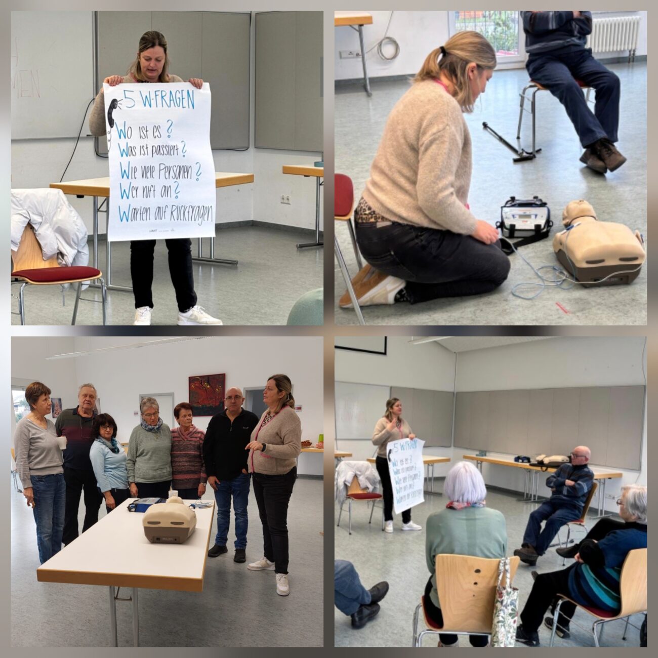 Defibrillator-Kurs bei den LandFrauen Epfenbach-Spechbach-Eschelbronn
