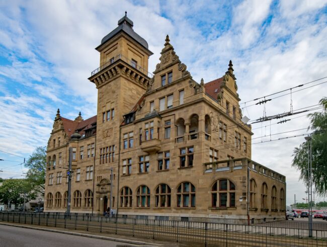 Gebäude der alten Post in Heilbronn