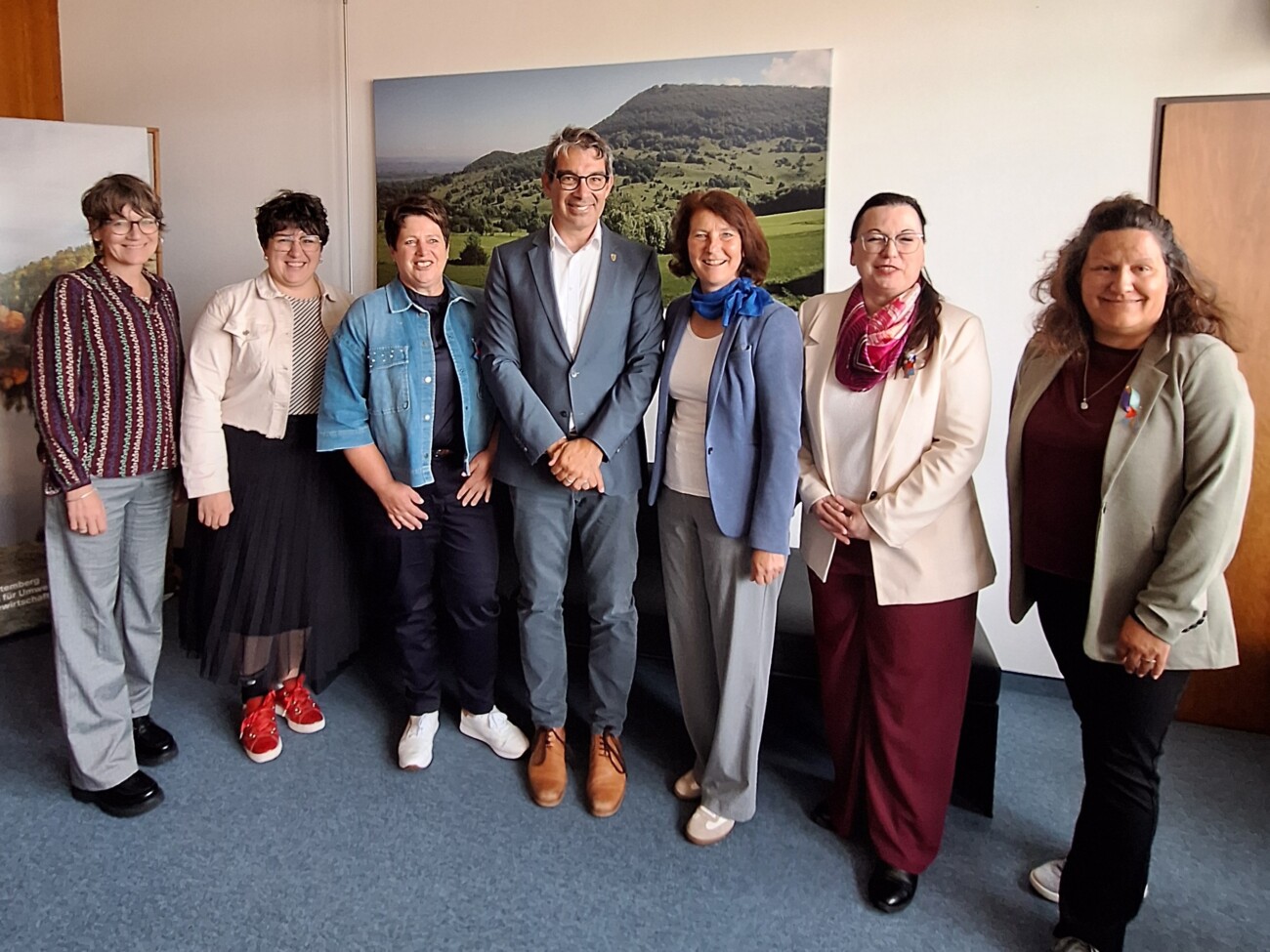 AG im Austausch mit Staatssekretär Dr. Andre Baumann